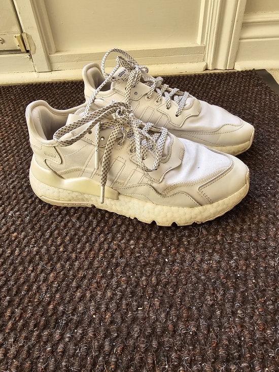 adidas Shoes - Adidas Womens White Athletic Sneakers